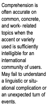 level 3 comprehension